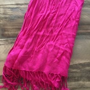 Pink scarf